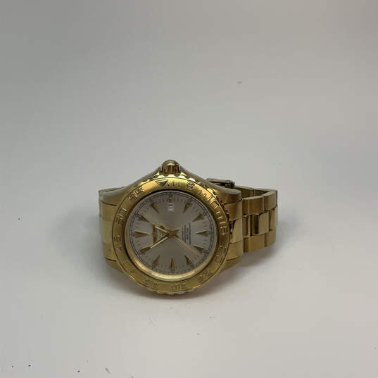 Designer Invicta Pro Diver 2306 Gold-Tone Round Dial Analog Wristwatch image number 3