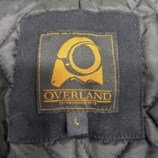 Overland Raccoon Fur Trim Hooded Insulated Jacket Women's Size L image number 4