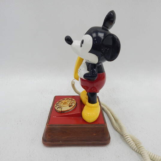 Vintage 1976 The Mickey Mouse Phone Rotary Dial Landline Telephone image number 4