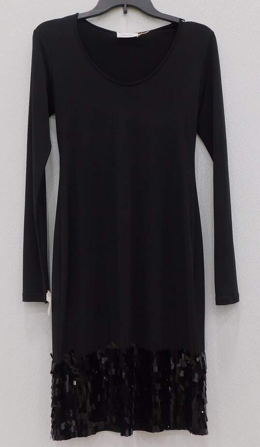 Calvin Klein Women's Long Sleeve Black Dress Size 2 image number 1