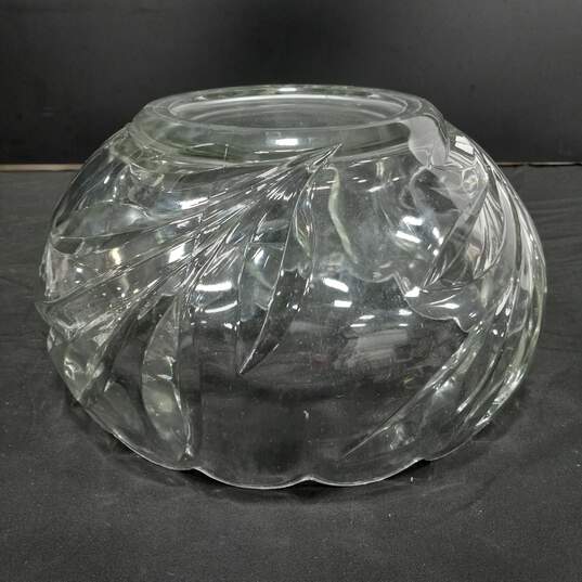 11PC Glass Punch Bowl & Cup Bundle image number 5