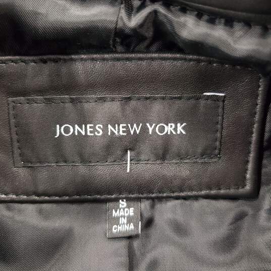 Jones NY Women Black Leather Jack S image number 3