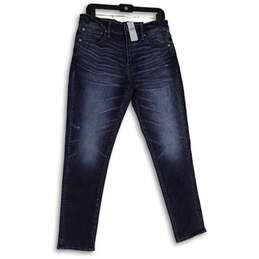 NWT Womens Blue Denim Medium Wash 5-Pocket Design Skinny Leg Jeans Sz 32X32