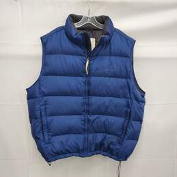 Eddie Bauer Outdoor Goose Down Blue Puffer Vest Size XXL