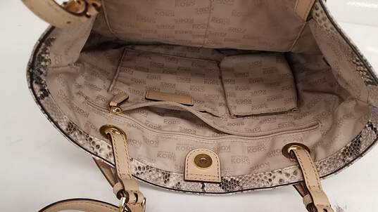 Buy the Michael Kors Snake Print Tote Bag | GoodwillFinds