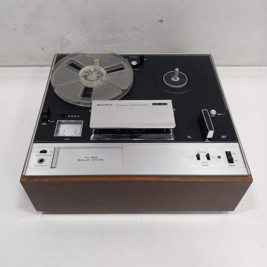 Sony Stereo Tape Recorder Reel-To-Reel Solid State TC-355 image number 1