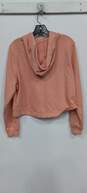 Guess Women's Peach Rose Leanna Embroidered Logo Pullover Hoodie Size XL image number 4