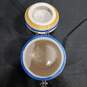 Vintage Blue and White Ceramic Jar image number 3