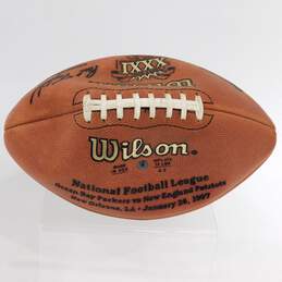 Super Bowl XXXI Packers vs. Patriots Jan. 26, 1997 WILSON FOOTBALL