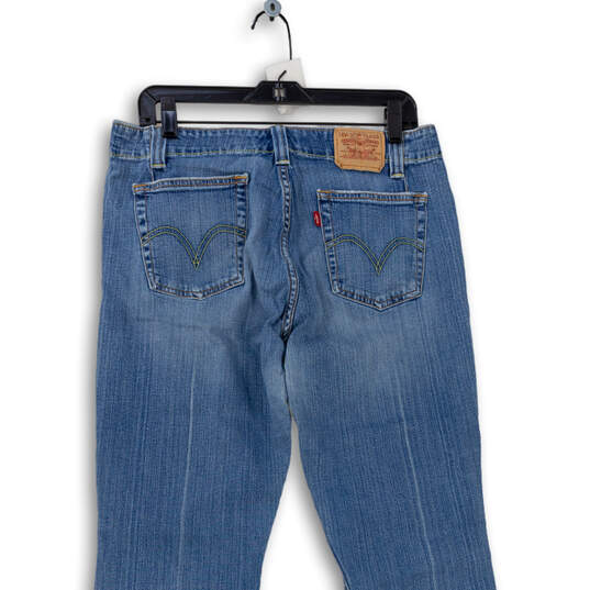 Womens Blue 525 Medium Wash 5-Pocket Denim Bootcut Jeans Size 12 image number 4