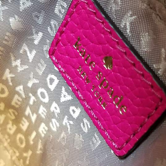 Buy the Kate Spade Leather Small Crossbody Bag Hot Pink
