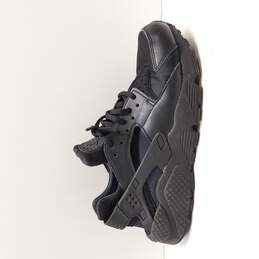 Nike Air Huarache Run Women's Running Shoes Size 8 Triple Black