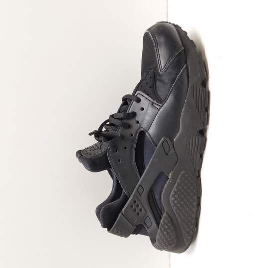 Nike Air Huarache Run Women's Running Shoes Size 8 Triple Black image number 1