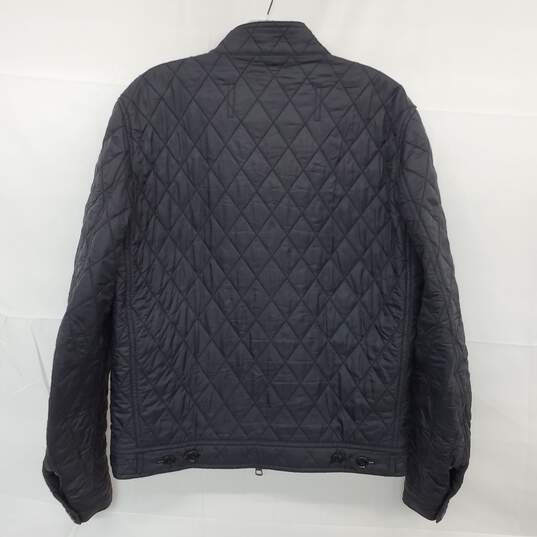 AUTHENTICATED MEN'S BURBERRY BRIT QUILTED PUFFER JACKET SZ MEDIUM image number 2