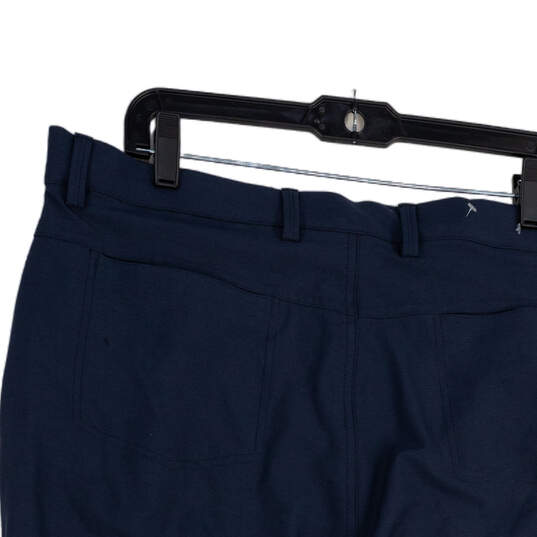 NWT Mens Blue Flat Front 5-Pocket Design Straight Leg Ankle Pants Sz 38X30 image number 4