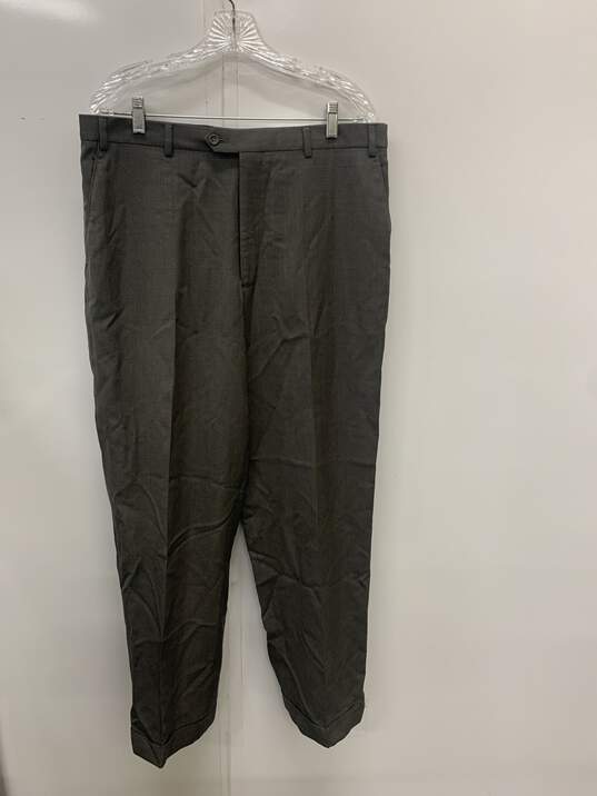 Men's Sz 36 Light Grey Designer Dress Pants image number 1
