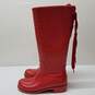 Women's COACH Signature Rain Boots Red Size 7 FG1876 image number 4