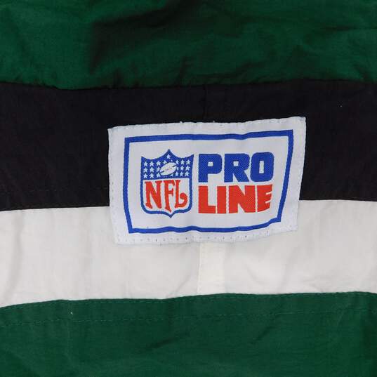 Vintage Reebok Pro Line NFL Green Bay Packers Full Zip Windbreaker Jacket XXL image number 6