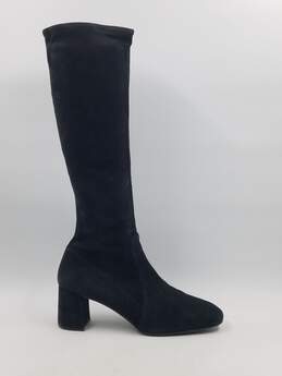 Authentic Prada Black Stretch Boots W 10