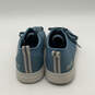 Mens Eco Knit Blue Round Top Lace-Up Low Top Golf Sneaker Shoes Size 10 image number 3