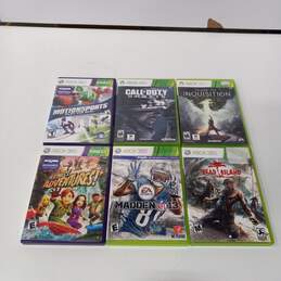 Bundle of 6 Microsoft Xbox 360 Games