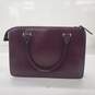 Kate Spade Lise Bixby Place Burgundy Patent Leather Satchel Handbag image number 4
