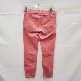 NWT J. Crew WM's Pink Corduroy Slim Ankle High Pants Size 25P  x 23 alternative image