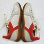 Rothy's Sneakers White Red Gray Trim Knit Comfort Shoes Unknown Size image number 3