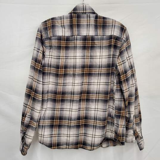 Patagonia MN's Organic Cotton Multi-Colored Plaid Long Sleeve Shirt Sz. S image number 2