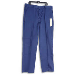 NWT Mens Navy Blue Original 874 Flat Front Work Pants Size 40x34