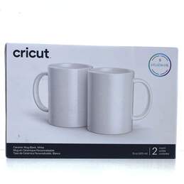 Cricut Ceramic Blank Mug 2 Set Lot of 3 alternative image