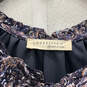 Womens Multicolor Paisley Ensley Long Sleeve Side Slit Maxi Dress Size S image number 4
