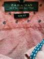 Zara Man Pink Button-Up Shirt Size XS image number 6