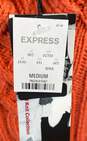 Express Women Orange Turtleneck Knit Sweater M image number 5