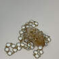 Designer Swarovski Gold-Tone Clear Crystal Cut Stone Link Chain Necklace image number 1