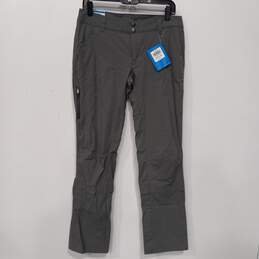 Columbia Women's Gray Straight Leg Active Fit Pants Size 10 NWT