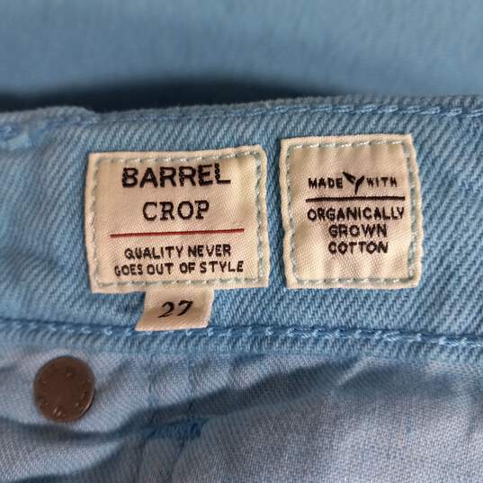Levi's Made & Crafted Women's Blue Barrel Crop Jeans Size 27 NWT image number 5