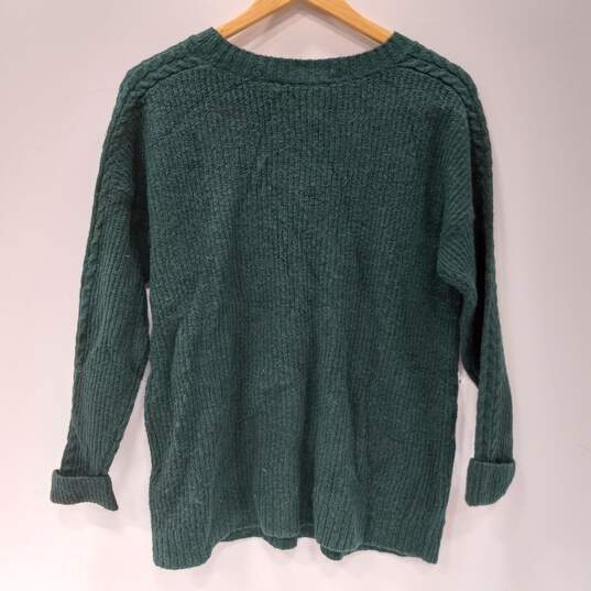 Christopher & Banks C.J. Banks Green Sweater Size 14W X NWT image number 2