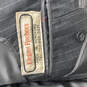 Mens Gray Pinstripe Double-Vented Single-Breasted Two-Button Blazer Size 32 image number 6