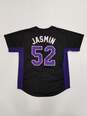 Custom MLB Colorado Rockies #52 'Jasmin' Black Jersey Women's Size S image number 2