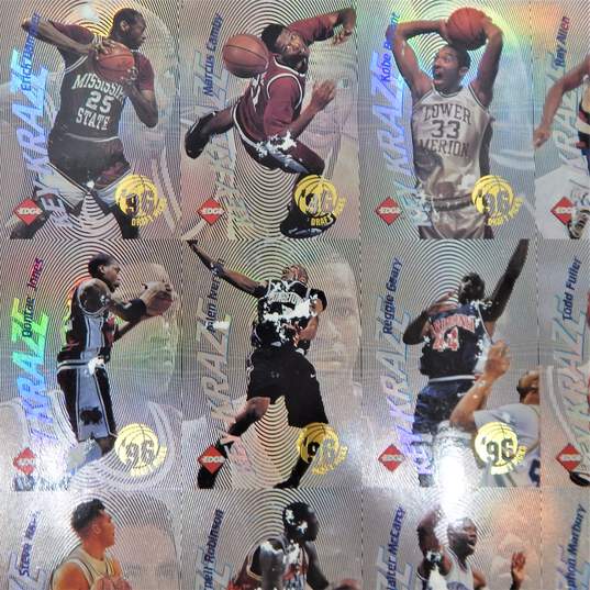 Collectors Edge '96 Kobe Bryant Rookie Holofoil Uncut Sheet image number 2