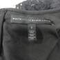 Women's Black Laced Zip Boat Neck Top Size 2 image number 4