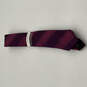NWT Mens Purple Slim Mirage Striped Adjustable Self-Tied Pointed Necktie image number 1