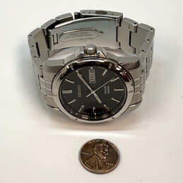 Designer Seiko V158-0AD0 Silver-Tone Stainless Steel Analog Wristwatch alternative image
