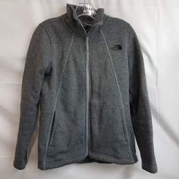 The North Face Women's Gray Full Zip Fleece Jacket Size M