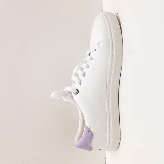 Ted Baker Men's White Purple Flower Sneaker Size 8.5 image number 2