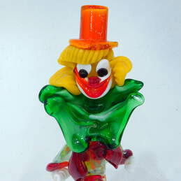 Vintage Murano Art Glass Hand Blown Clown Figurine alternative image