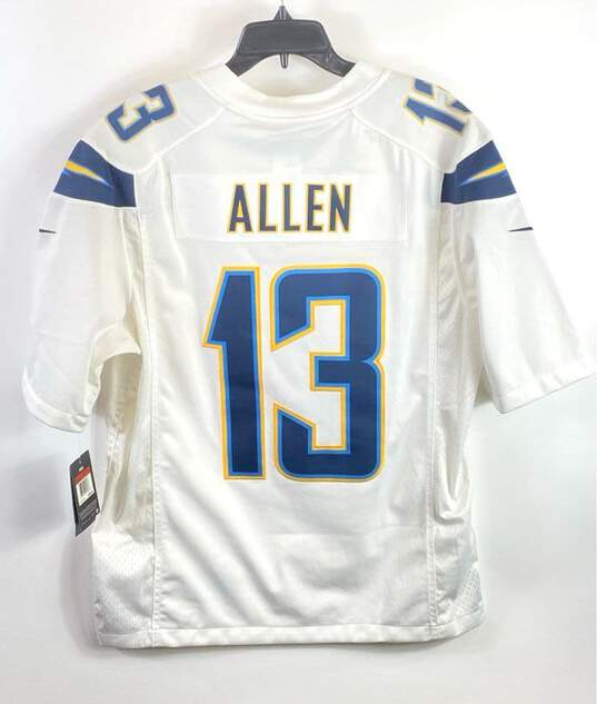 Nike NFL Chargers Allen #13 White Jersey - Size Large image number 2