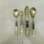 Assorted Vintage Serving Utensils Olive Sugar Tongs Cocktail Tools Mother of Pearl Silver image number 2