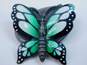 VNTG Enamel & Rhinestone Butterfly Brooches image number 6